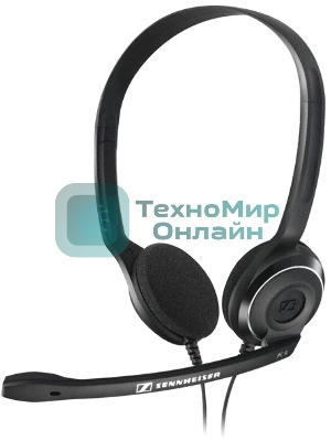 Гарнитура EPOS PC 8 чёрный, проводная, USB, подвижный микрофон, выключение микрофона