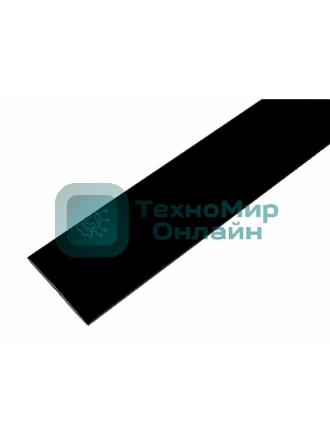 Термоусаживаемая трубка Rexant 35,0/17,5 мм, черная, упаковка 10 шт. по 1 м