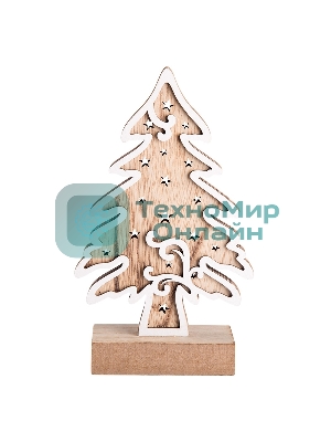 Деревянная фигурка с подсветкой 