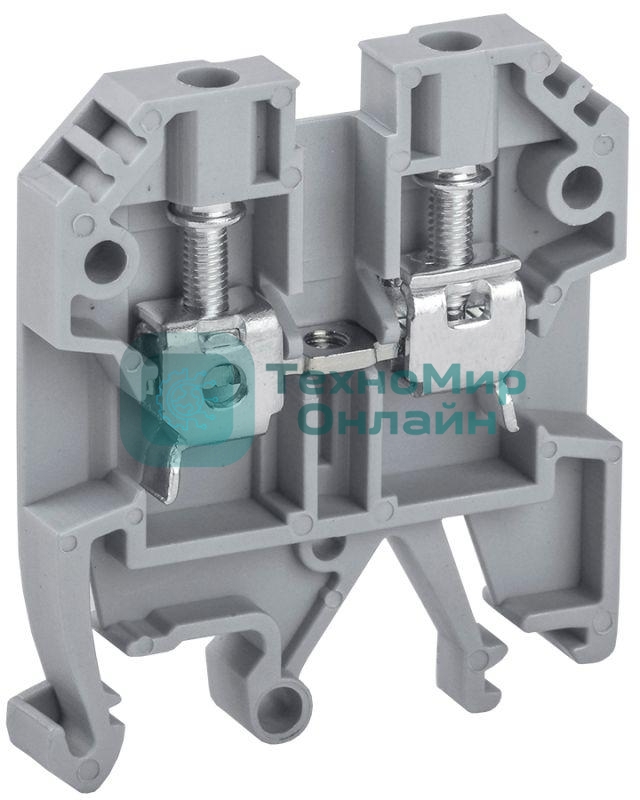 Клемма винтовая КВИ-4 мм2 серая YZN30-004-K03 IEK