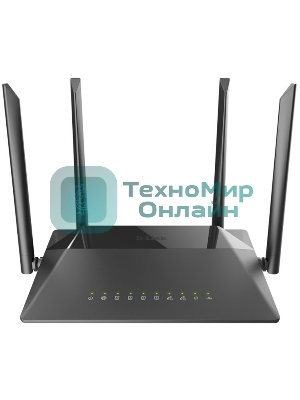 Маршрутизатор беспроводной D-Link DIR-841/RU/A1B, Wireless AC1200 Dual-Band Router with 1 10/100/1000Base-T WAN port and 410/100Base-TX LAN ports.802.11b/g/n compatible, 802.11AC up to 866Mbps,1 10/100/1000Base-T WAN port, 4