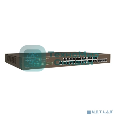 Коммутатор управляемый в стойку, 24*1Gbit RJ45, 4*SFP 1Gbit,console port IP-COM G3328F