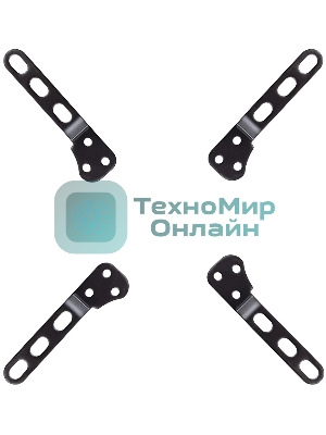 Удлинитель для кронштейнов Kromax ADAPTER-200, черный, 80 шт/уп, Адап. стал. унив. для TV, max VESA 200x200 мм., max вес 20 кг.