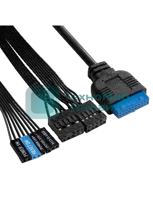 Компьютерный корпус Minitower ExeGate MA-371X-UNS500 (mATX, БП UNS500 с вент. 12см, 2*USB+2*USB 3.0, аудио, черный)