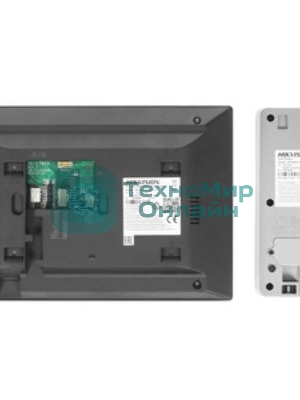 Комплект домофона Hikvision DS-KIS603-P(C) серебристый