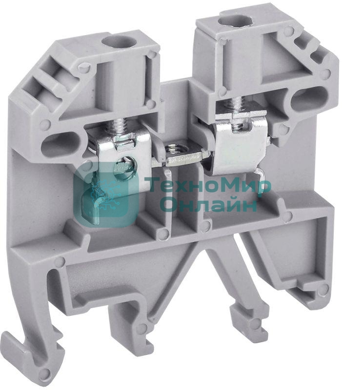 Клемма винтовая КВИ-2,5 мм2 серая (50 шт) YZN30-002-K03 IEK