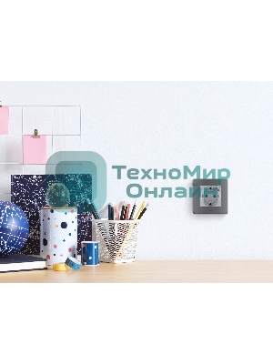 Рамка 1 пост. дымчатый Inspiria