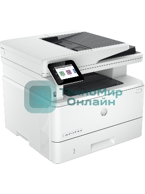 МФУ лазерное HP LaserJet Pro 4103fdn (2Z628A), A4, ч/б, печ. до 40 стр/мин., скан. до 29 стр/мин. (ч/б) 20 стр/мин. (цвет), 1200 x 1200 dpi, USB, RJ-45, Air Print, Mopria