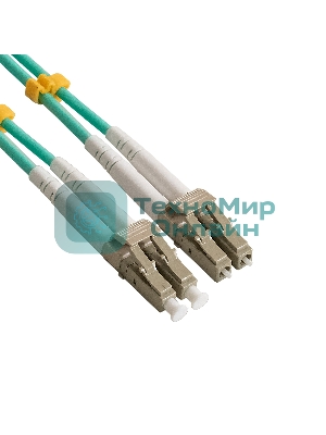 Патч-корд волоконно-оптический ExeGate FC-D-503-LC-LC-3M-LSZH (Шнур ВО MM 50/125 (OM3), LC/UPC-LC/UPC, Duplex, LSZH, 3м)