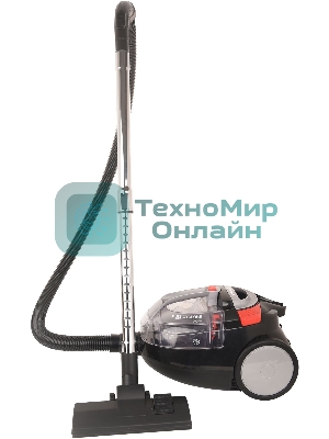 Пылесос Hyundai HYV-C3077 черный, 380/2000 Вт, уборка сухая, пылесборник контейнер 1.5 л