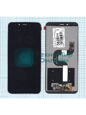 Дисплей для Xiaomi Mi A2/Mi 6X черный