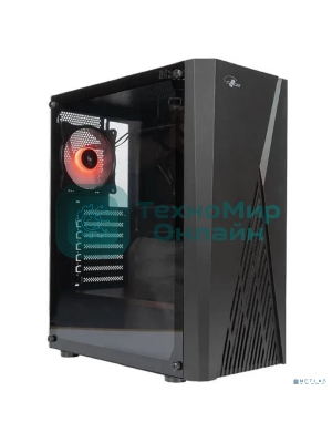 Компьютерный корпус ATX Eurocase A39 ARGb черный без БП закаленное стекло USB 3.0