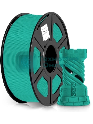 Пластик для принтера 3D Cactus CS-3D-PETG-1KG-DKGN PETG d1.75мм 1кг L316м 1цв.