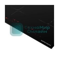 Индукционная варочная панель Kuppersberg ICI 605, индукционная, inverter, High-Tech, 60 см, пауза, таймер, блокировка панели управления, автоматическое отключение, бустер, 9 уровней мощности, прямые края, индикация остаточного тепла, сенсорное управление/invisible, черный