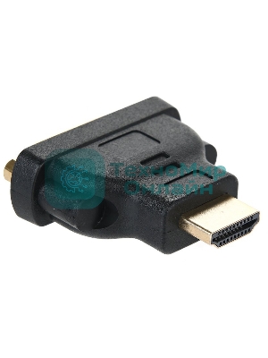 Переходник HDMI/DVI-D 19M/25F VCOM позолоченные контакты, VAD7819