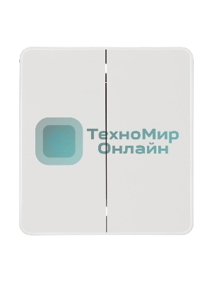 Выключатель Kranz ROUND 2 кл для жалюзи возвратный 10А с/у перламутр