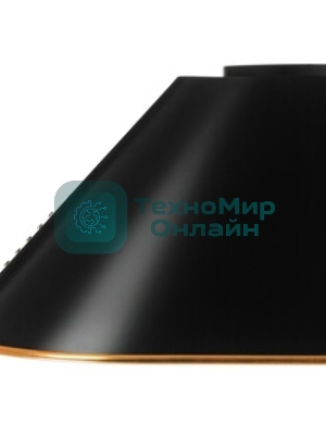 Вытяжка каминная Gefest ВО 1503 К73 черный/золотистый, 50 см, 1000 куб. м/ч, 78 дБ