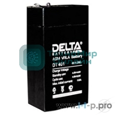 Аккумулятор для фонарей ТРОФИ 4В 1.0А.ч Delta DT 401