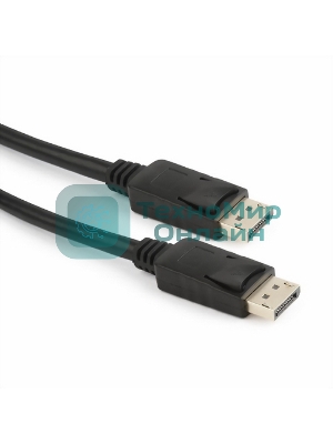 Кабель DisplayPort Gembird, 1.8м, 20M/20M, черный, экран, пакет