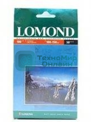 Фотобумага Lomond односторонняя матовая, 180г/м2,A6 (10X15)/50л. для струйной печати