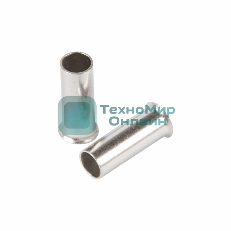 Наконечник штыревой втулочный Rexant L-6 мм 0.75 мм² (НШВ 0.75-6/НГ 0.75-6)