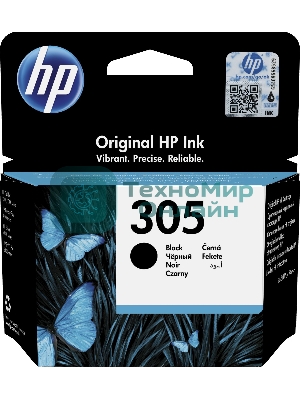 Картридж струйный HP 305 3YM61AE черный (120 стр.) для HP DJ 2320/2710/2720