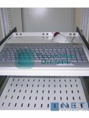 Полка клавиатурная с телескопич. направляющими, регул. глубина 580-750 мм (ТСВ-К4)