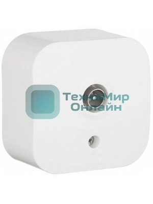 Розетка телевизионная Quteo TV БЕЛ Quteo Розетка TV БЕЛ