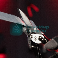 Ножницы по металлу Matrix, удлиненные, 290 мм, прямой рез, CrMo, 2-комп.обрезиненные рук-ки, PRO