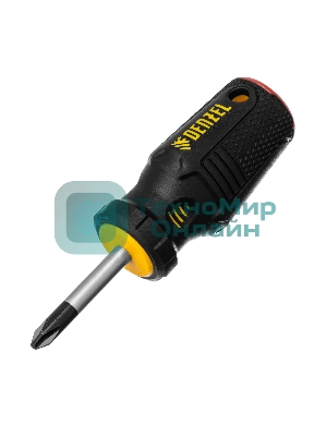 Отвертка Denzel PH2х38 мм, S2, 3к рукоятка