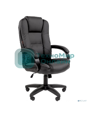 Кресло офисное Chairman 600LT чер.пласт экопремиум черный