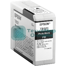 Картридж EPSON T8501 (C13T850100) черный фото (80 мл.) для SureColor SC-P800