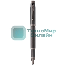 Ручка роллер Parker IM Monochrome T328 (CW2172960) Gun Metal, F, черные чернила, подарочная коробка