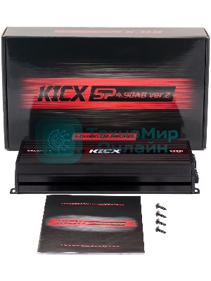 Усилитель автомобильный Kicx SP 4.90AB ver.2 одноканальный