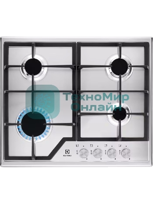 Газовая варочная панель Electrolux KGS6426SX нержавеющая сталь