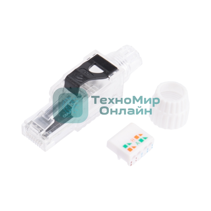 Разъем RJ-45(8P8C) Rexant полевой заделки под витую пару, UTP, CAT 6 (50 µ