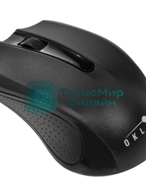 Мышь проводная Oklick 225M черный, 1200 dpi, USB, кнопки - 3