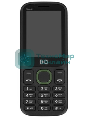 Мобильный телефон BQ 2440 Step L+ черный/зеленый