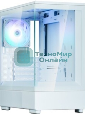 Компьютерный корпус ZALMAN P10, MATX, белый, WINDOW, 2x3.5