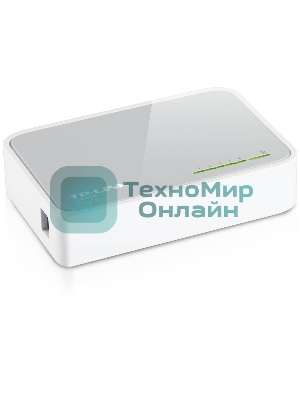 Коммутатор TP-Link SOHO TL-SF1005D Коммутатор 5-port 10/100M mini Desktop Switch, 5 10/100M RJ45 ports, Plastic case