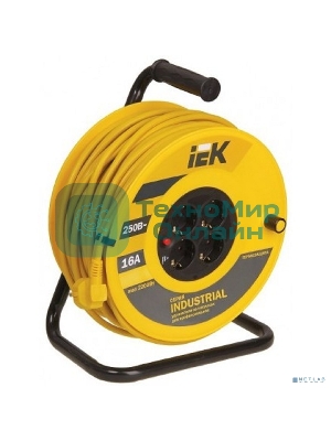 Катушка IEK WKP15-16-04-30 УК30 с т/з 4 места 2 Р + P Е/30м 3х1,5 мм2 