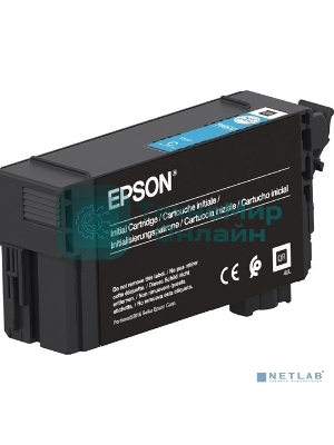 Картридж струйный голубой повышенной емкости T40D240 для SureColor SC-T3100/T3100N/T5100/T5100N