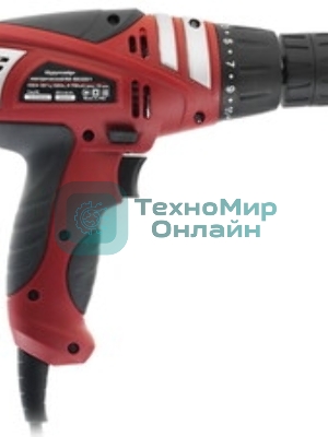 Дрель-шуруповерт RedVerg RD-SD320/1, 320 Вт, 15 Нм, щеточный