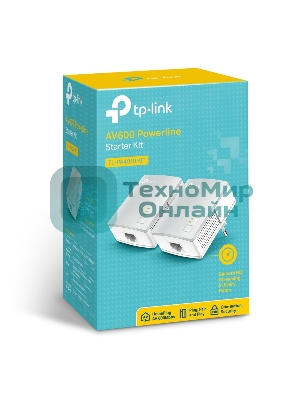 Сетевой адаптер TP-Link TL-PA4010KIT AV600 Nano Powerline Ethernet Adapter Starter Kit, Ultra Compact Size, 500Mbps Powerline Datarate,10/100Mbps Fast Ethernet, HomePlug AV, Green Powerline,Plug and Play, Twin Pa