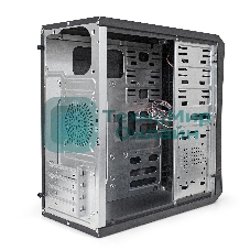 Компьютерный корпус ExeGate EX284024RUS Minitower BA-202 Black, mATX, AA400, 80мм, 2хUSB, Audio