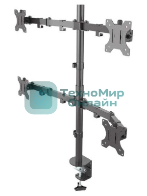 Кронштейн ONKRON D421E для четырех мониторов 13