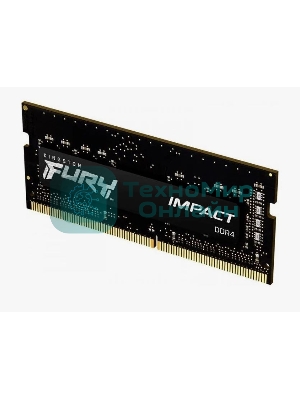 Оперативная память Kingston Fury Impact, DDR4, 16GB (1x16GB), 3200MHz, CL20, SO-DIMM
