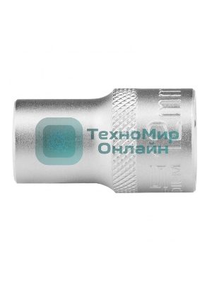 Головка торцевая Stels 12 мм, 12-гранная, CrV, под квадрат 1/2