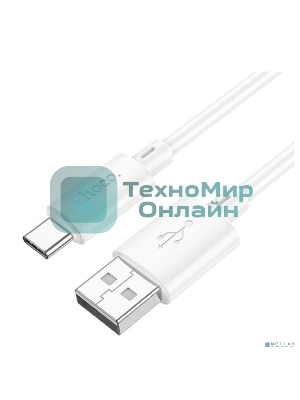 Кабель HOCO X88/ USB кабель Type-C/ 1m/ 3A/ White