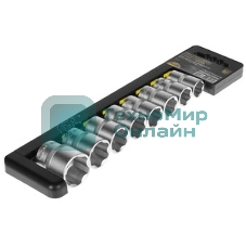 Набор головок BERGER BG2029 торцевых 1/2'' superlock 8предметов 16-27мм